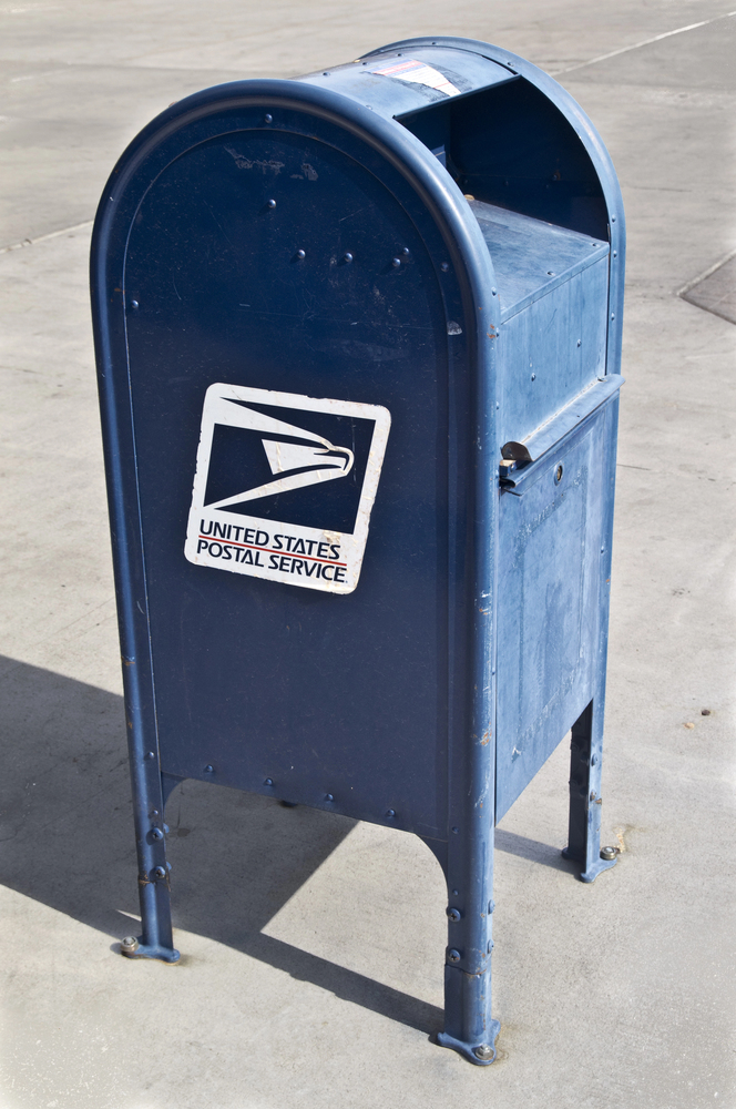 USPS Blue Mail Box